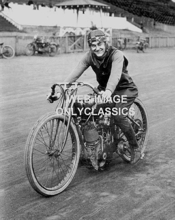 1919 Harley Davidson Motorcycle 1st Factory Racer Photo