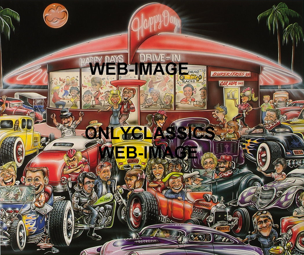 Rod Drive Poster Days Truck Automobilia Onlyclassics.