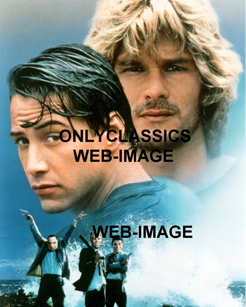 point break surfer dude patrick swayze & kneanu reeves photo   