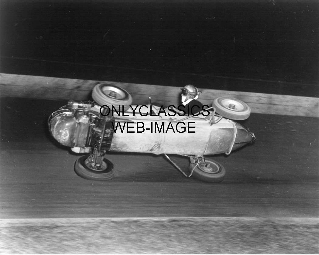 Troy Ruttman Bicycle Midget Wild Ride Auto Racing Photo