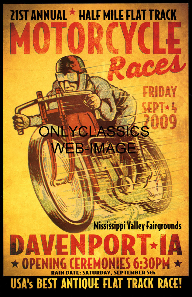 Vintage Motorcycle Poster 63