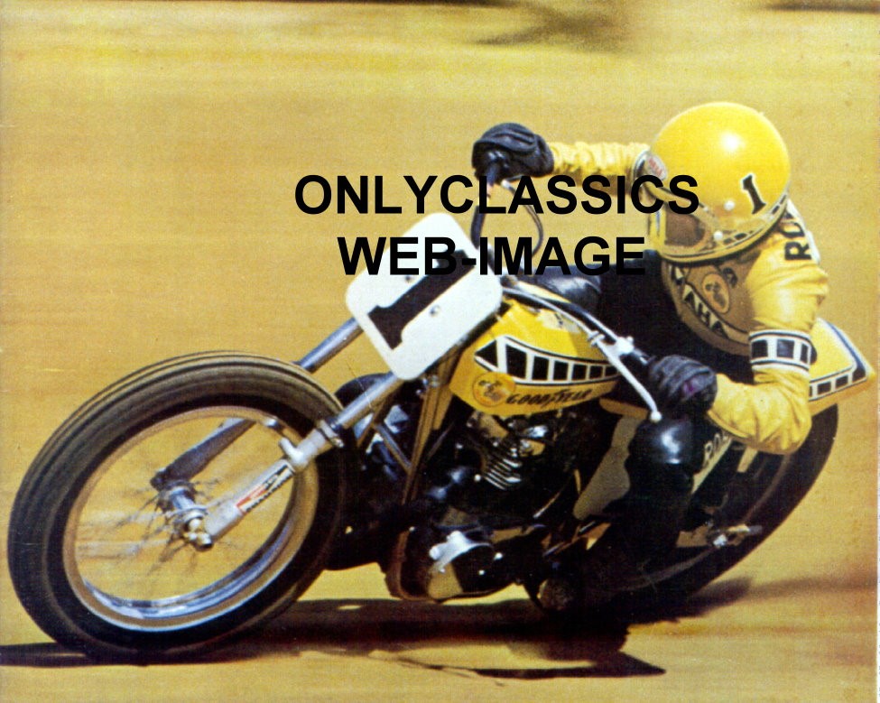 1975 KENNY ROBERTS 1 AMA YAMAHA MOTORCYCLE RACING PHOTO DIRT TRACK POWER SLIDE eBay