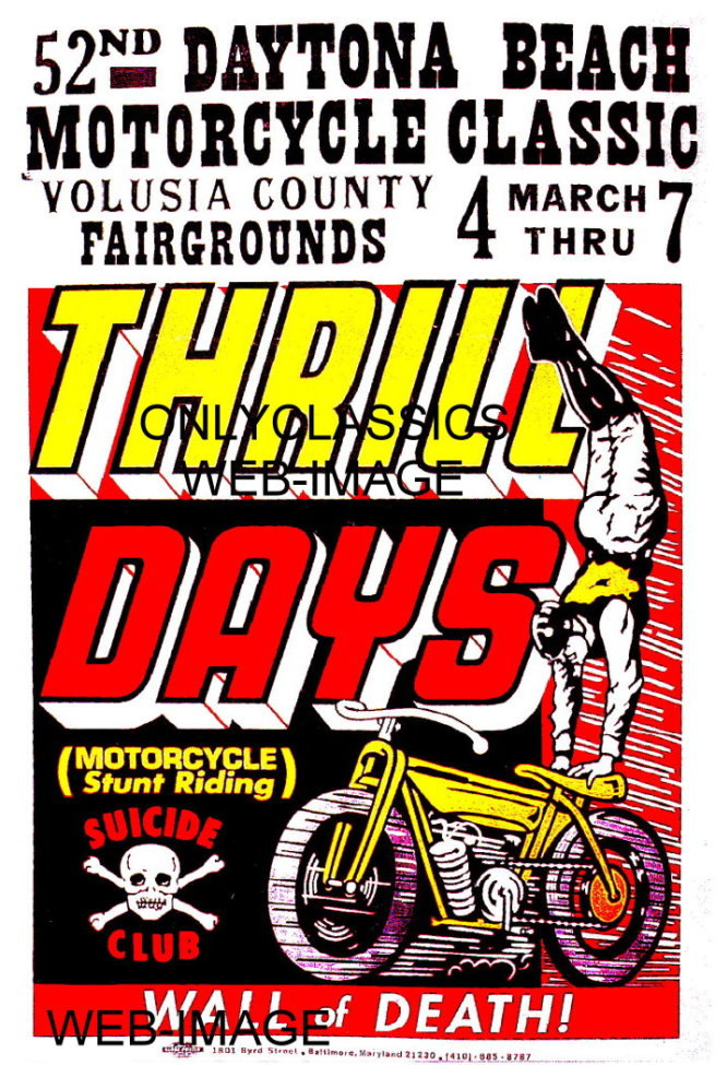 VINTAGE MOTORCYCLE WALL OF
